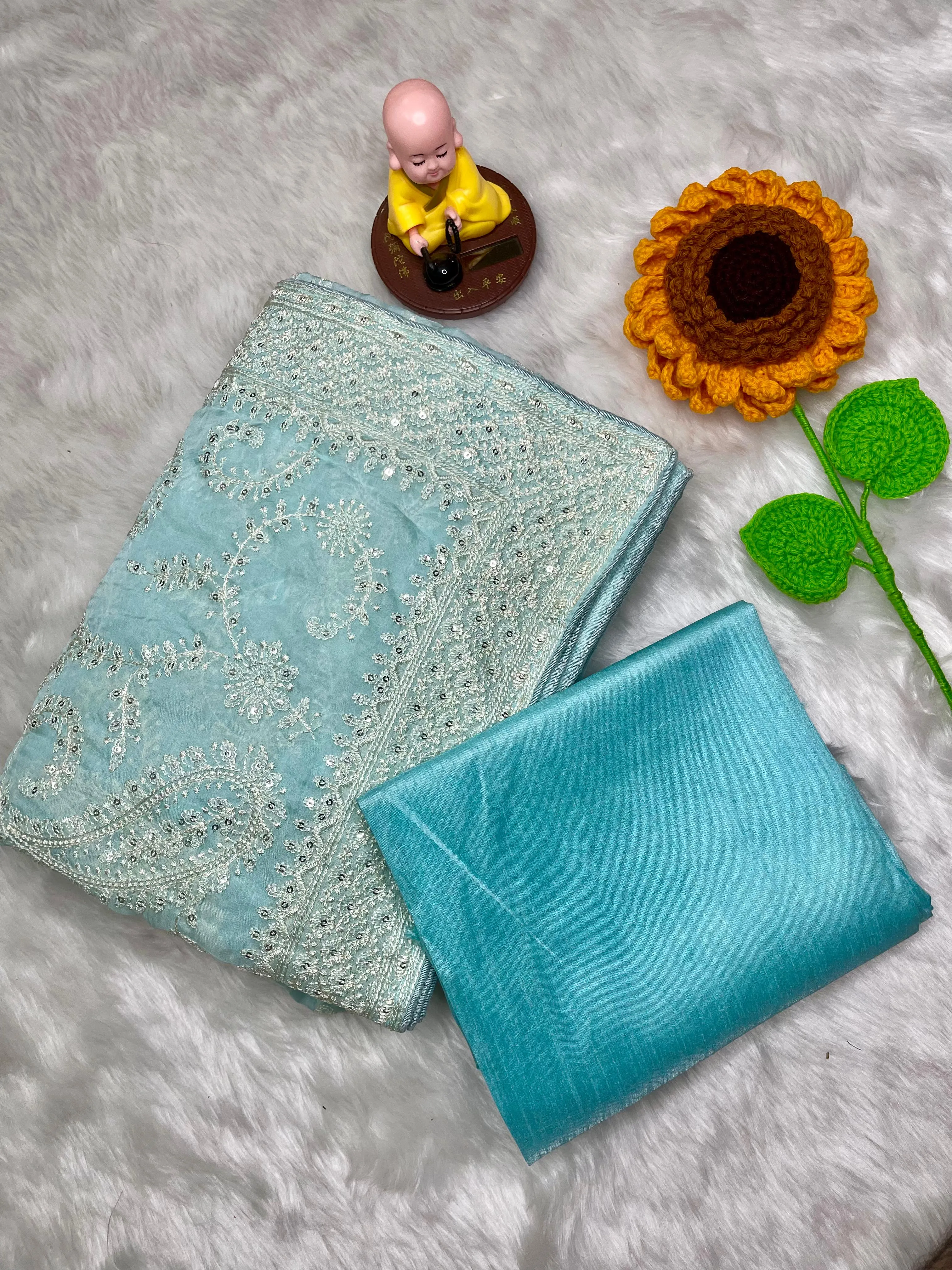 Silk Fabric Premium Saree - Image 2 in Surat